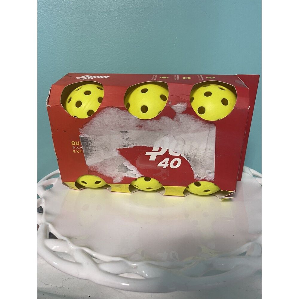 HEAD Penn 40 Outdoor Pickleball 6-Pack‎ FAST Bin-M